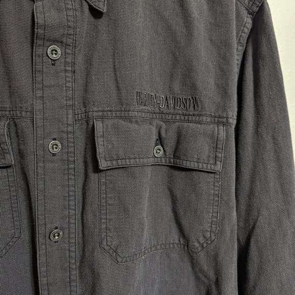 Harley-Davidson Long Sleeve button up shirt Size Medium - Picture 4 of 6